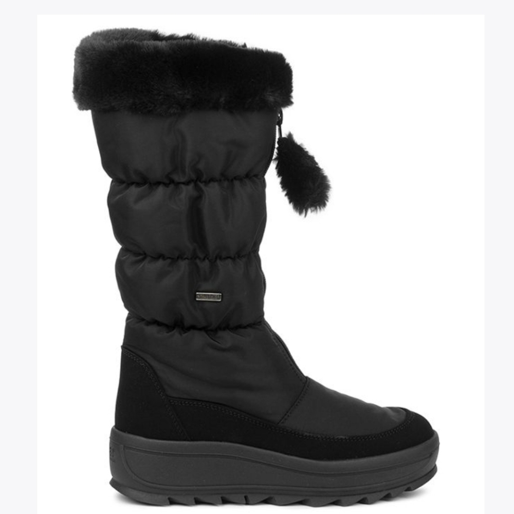 Pajar Black Quilted Winter Boots
